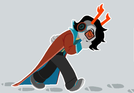 Secily Iopara from vast error/Snowbound blood follows a track of foot prints, she looks deep in thought.